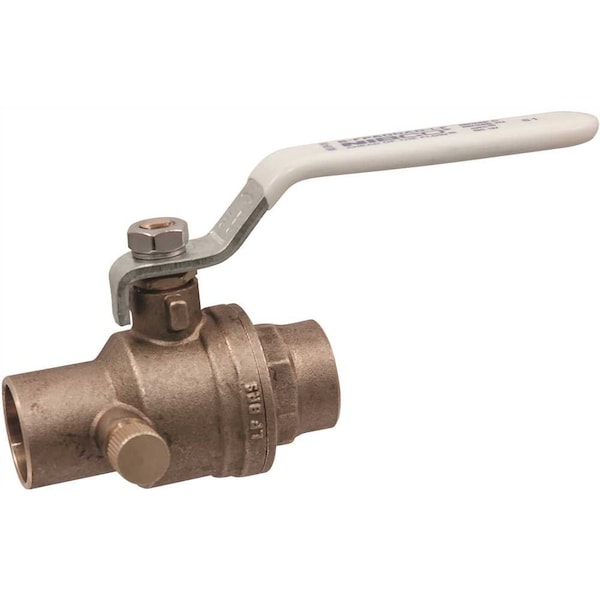 1/2 in. Brass Lead Free C x C Ball Valve